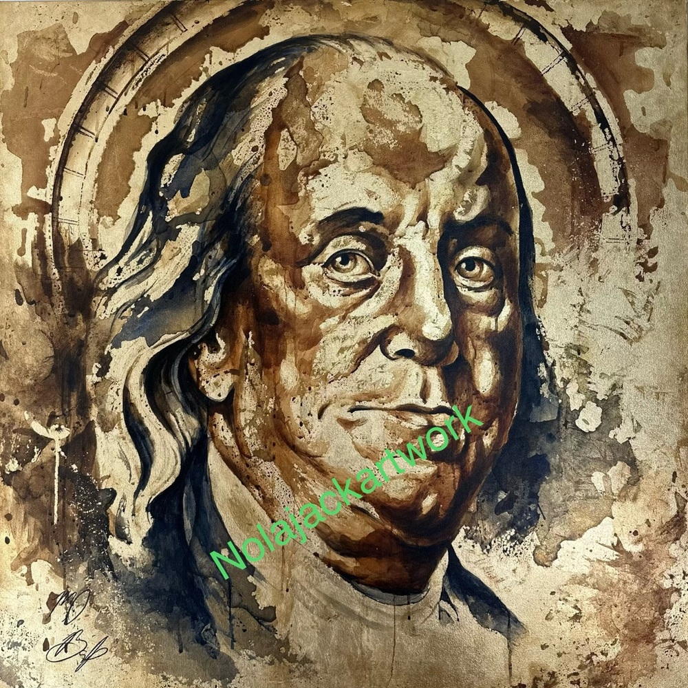 34”x34” Fine Art Giclee Print on Canvas